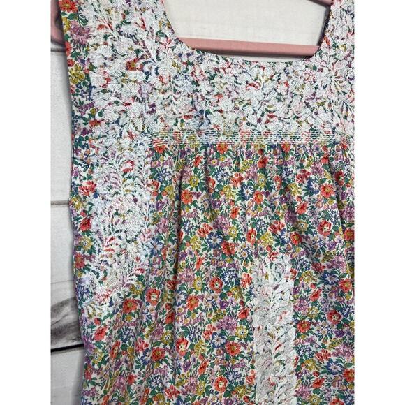 J. Marie Dress Size MED Multicolor Floral Print Spring Summer Perfection - Picture 5 of 5